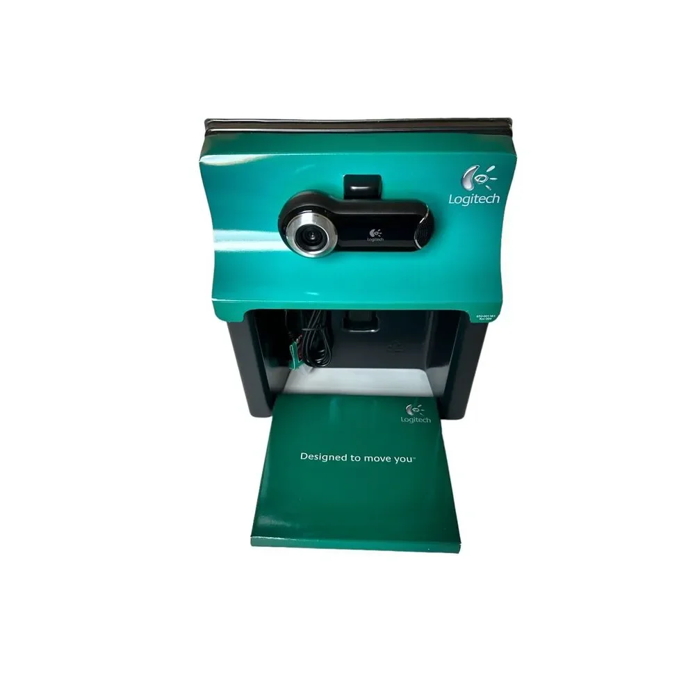 Logitech Webcam QuickCam Pro 9000 Business Camera Carl Zeiss Optics w Autofocus